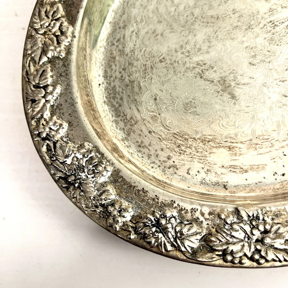 Silver Plate Oval Tray Platter 15